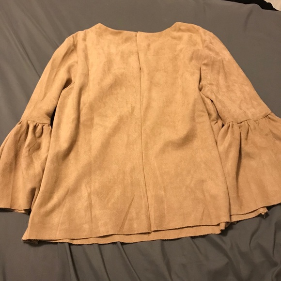 Do+Be Ruffle Sleeve Shirt - Picture 3 of 5